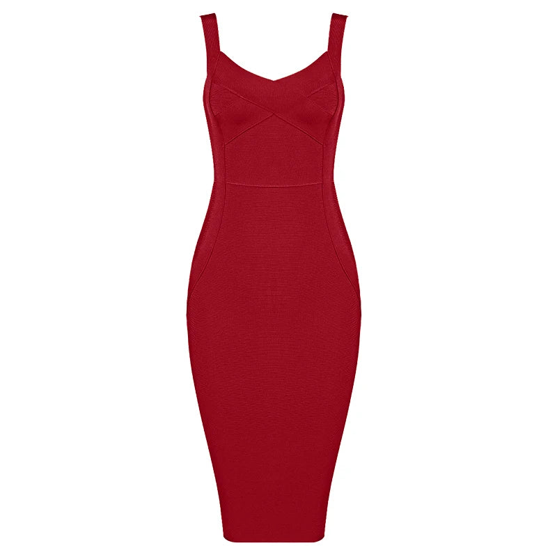 High-Quality Rayon Bodycon Dress – Night Club Party