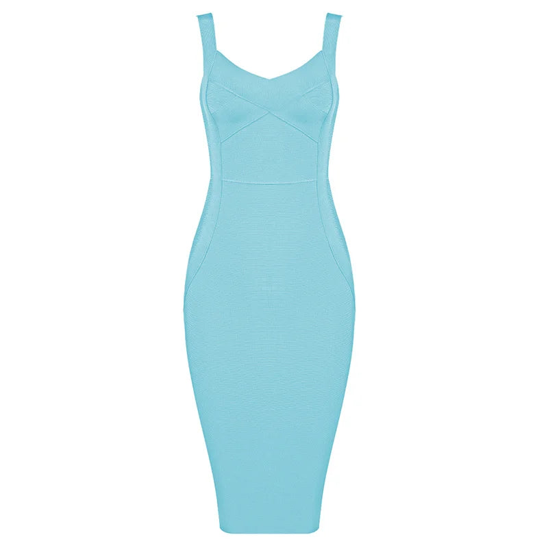 High-Quality Rayon Bodycon Dress – Night Club Party