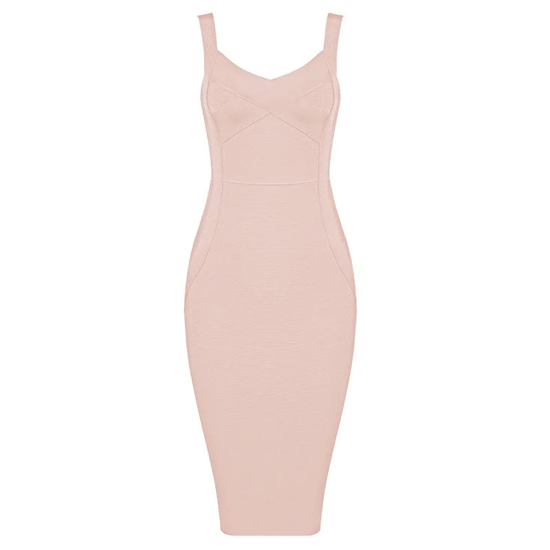 High-Quality Rayon Bodycon Dress – Night Club Party