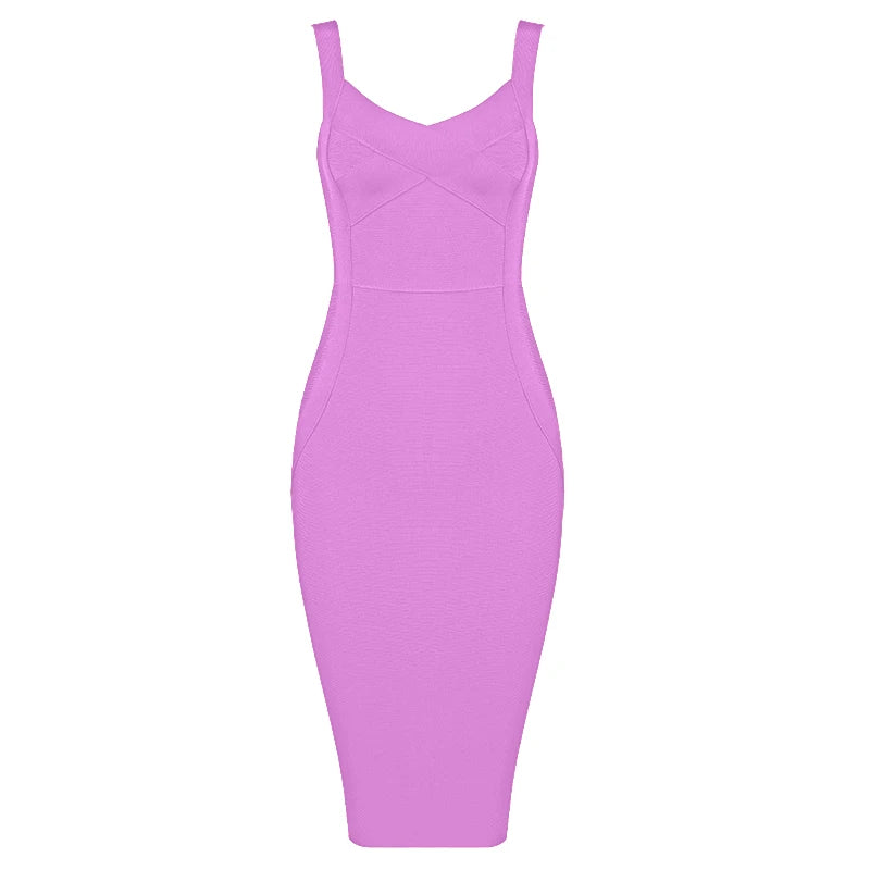 High-Quality Rayon Bodycon Dress – Night Club Party