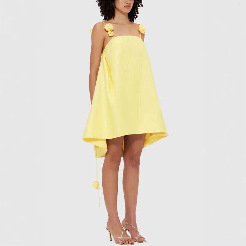 Spring/Summer 2025 Floral Cocktail Gown – Camisole