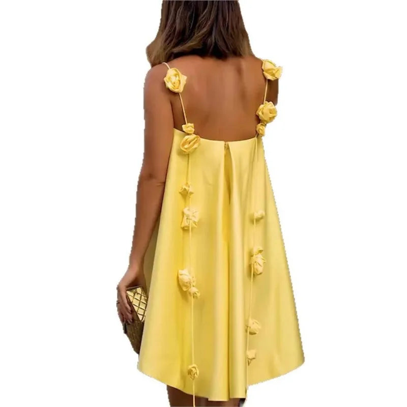 Spring/Summer 2025 Floral Cocktail Gown – Camisole