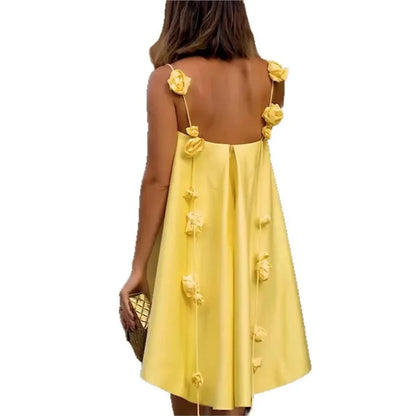 Spring/Summer 2025 Floral Cocktail Gown – Camisole