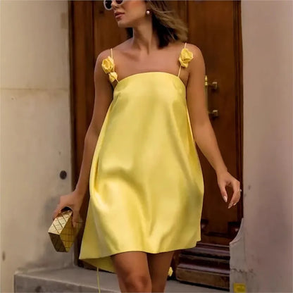 Spring/Summer 2025 Floral Cocktail Gown – Camisole