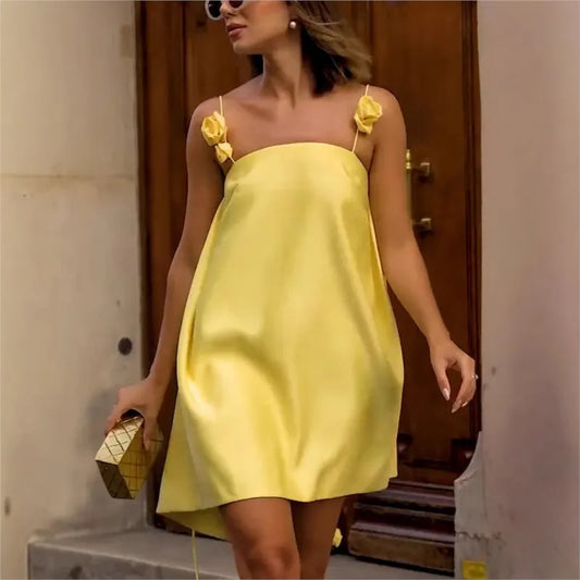 Spring/Summer 2025 Floral Cocktail Gown – Camisole